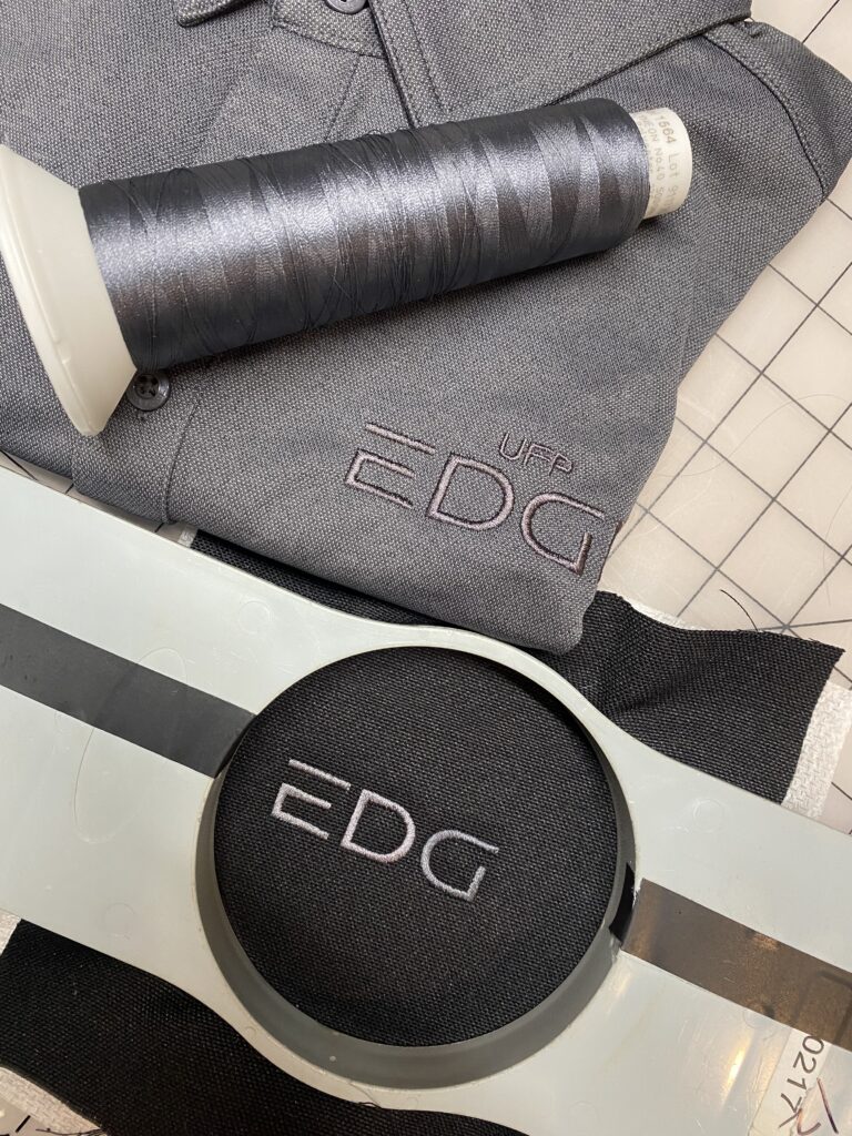 Color Match for UFP Edge. Thanks for having Grand Rapids Embroidery support your brand!