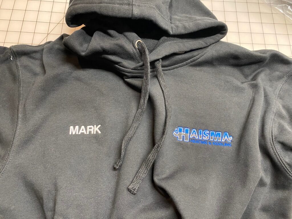 Haisma Heating and Cooling - Grand Rapids Embroidery
